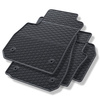 Tapis de sol en caoutchouc adapté pour Opel Insignia II (2017-2023) - tapis de voiture - noir