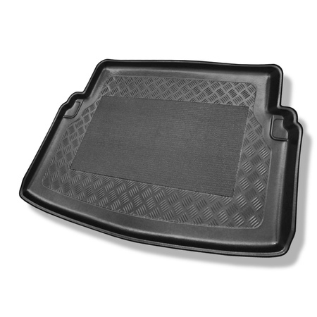 Tapis de coffre adapté pour Volkswagen Caddy IV Maxi Van (10.2007-10.2020) - bac de coffre - protection de coffre voiture - Trendline, Comfortline, Highline; 7 places; derriere 3e rangée de sieges