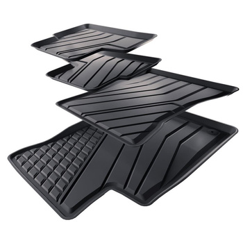 Tapis de sol en TPE adapté pour Mercedes-Benz GLA H247 SUV (2019-....) - tapis de voiture - noir
