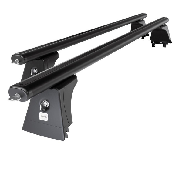 Barres de toit en aluminium adapté pour Opel Combo Van (2002-2011) - Porte-Bagages de Voiture noir - points de montage - (suivant le modèle de voiture ils peuvent se situer à différents endroits)