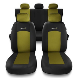 Housses de siège adaptées pour Audi A4 B5, B6, B7, B8, B9 (1995-2024) - housse siege voiture universelles - couverture siege - S-Y