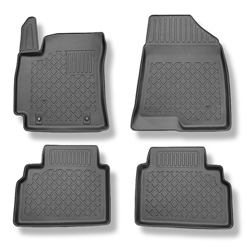 Tapis de sol en TPE adapté pour Hyundai Kona II SUV (04.2023-....) - pas pour la