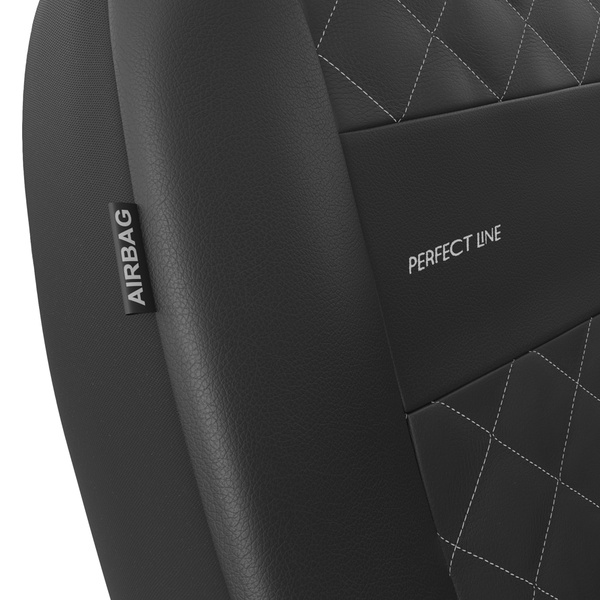 Housses de siège avant adaptées pour Jeep T-Roc (2014-....) - housse siege voiture universelles - couverture siege conducteur - PRP-S