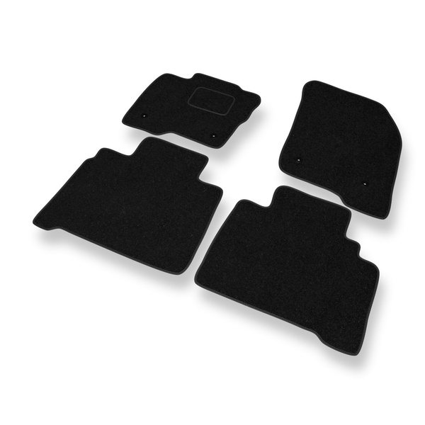 Tapis de Sol Feutres adapté pour Ford S-Max II Monospace (2015-2023) - tapis de voiture - noir