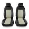 Housses de siège avant adaptées pour Audi A4 B5, B6, B7, B8, B9 (1995-2024) - housse siege voiture universelles - couverture siege conducteur - 2CM-BE