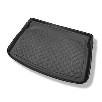 Tapis de coffre adapté pour Volkswagen Golf Sportsvan VII Monospace (05.2014-12.2020) - bac de coffre - protection de coffre voiture - sur le coffre inférieur et supérieur