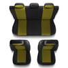 Housses de siège adaptées pour Peugeot 208 I, II (2012-....) - housse siege voiture universelles - couverture siege - S-Y