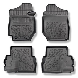 Tapis de sol en TPE adapté pour Suzuki Jimny II GJ SUV (10.2018-....) - avec boîte manuelle - tapis de voiture - noir