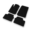 Tapis de Sol Velours adapté pour Opel Vectra B Caravan, Hayon, Berline (1995-2002) - Premium tapis de voiture - noir