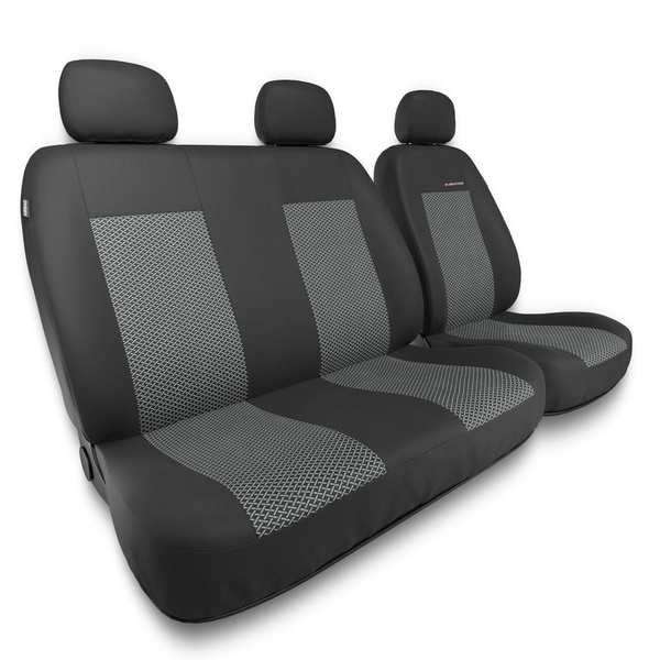 Housses de siège adaptées pour Volkswagen LT I, II (1975-2006) - housse siege voiture universelles - couverture siege - BE-2
