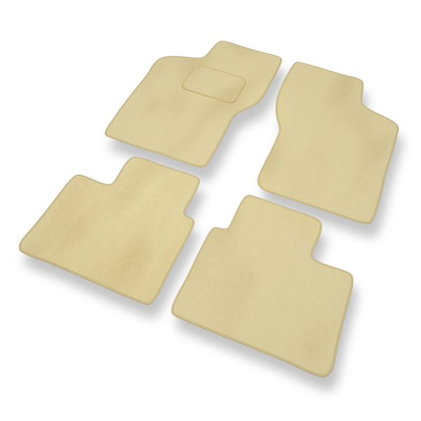 Tapis de Sol Velours adapté pour Fiat Brava Hayon (1995-2001) - Premium tapis de voiture - beige