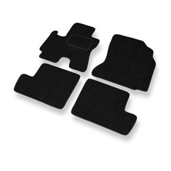 Tapis de Sol Feutres adapté pour Toyota RAV4 II (2000-2005) - tapis de voiture - noir