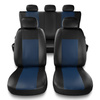 Housses de siège adaptées pour Audi A4 B5, B6, B7, B8, B9 (1995-2024) - housse siege voiture universelles - couverture siege - CM-BL