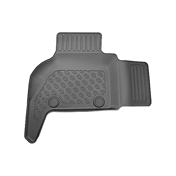 Tapis de sol en TPE adapté pour Land Rover Defender 110, 130 (L663) SUV (01.2020-....) - 7 sièges - tapis de voiture - noir