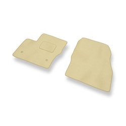 Tapis de Sol Velours adapté pour Ford Transit Connect Van (2014-2023) 5-places - Premium tapis de voiture - beige