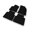 Tapis de Sol Feutres adapté pour Citroen C3 Aircross I SUV (2017-2024) - tapis de voiture - noir