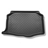 Tapis de coffre adapté pour Seat Ibiza V 6F Hayon (06.2017-....) - bac de coffre - protection de coffre voiture - coffre inférieur; modèles sans plancher amovible du coffre