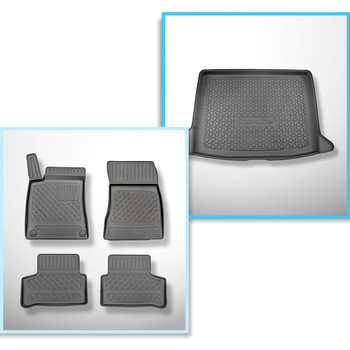 Kit tapis de coffre et tapis de voiture TPE pour: Mercedes-Benz Classe B W247 Pl