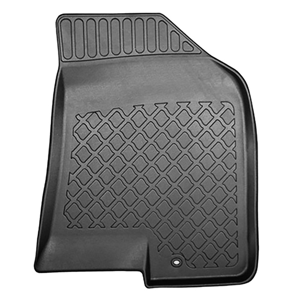 Tapis de sol en TPE adapté pour Hyundai ix35 SUV (12.2015-10.2022) - tapis de voiture - noir