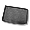 Tapis de coffre adapté pour Kia Venga Monospace (12.2009-07.2019) - bac de coffre - protection de coffre voiture - coffre inférieur