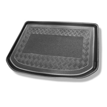 Tapis de coffre adapté pour Kia Soul II SUV (03.2014-03.2019) - bac de coffre - protection de coffre voiture - coffre supérieur ; modèles avec plancher amovible du coffre; pas pour la version électrique