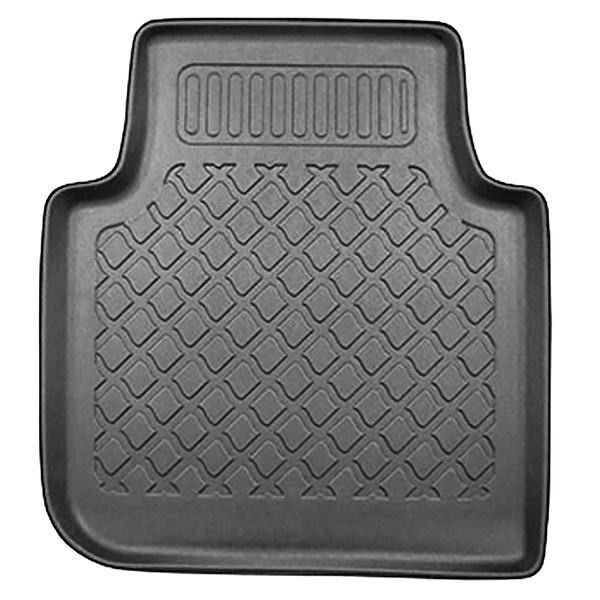 Kit tapis de coffre et tapis de voiture TPE pour: Volkswagen Tiguan Allspace SUV (11.2017-10.2023) - 5 places; pour le coffre supérieur; modèles avec plancher amovible du coffre / 7 places; 3e rangée abaissée