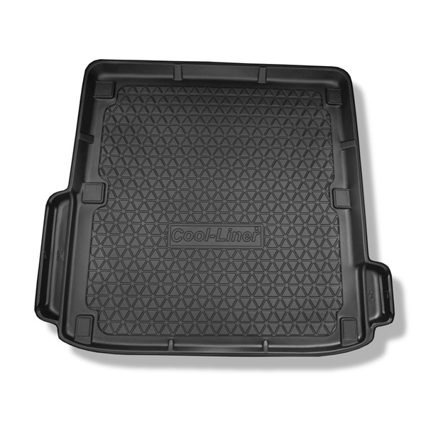 Tapis de coffre adapté pour Mercedes-Benz Classe E W212 Break (2009-10.2016) - bac de coffre - protection de coffre voiture - pour tous les modèles (cavités éventuellement à couper)