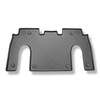Kit tapis de coffre et tapis de voiture TPE pour: Tesla Model X SUV (01.2021-....) - 6 posti;II rangée;derrière 2ème rangée de sièges (3me rangée abaissée)