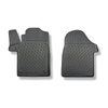 Tapis de sol en TPE adapté pour Mercedes-Benz EQV 300 Van (10.2020-....) - Version compacte, Version longue et Version extra-longue; la partie avant doit être coupée - tapis de voiture - noir