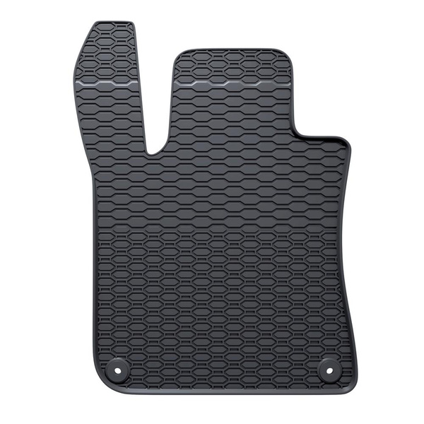 Tapis de sol en caoutchouc adapté pour Peugeot 308 II Hayon (2013-2021) - tapis de voiture - noir - 4 pcs.