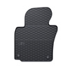 Tapis de sol en caoutchouc adapté pour Volkswagen Golf VI Hayon, Cabriolet, SW (2008-2016) - tapis de voiture - noir - 4 pcs.