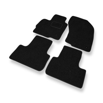 Tapis de Sol Feutres adapté pour Citroen C4 Aircross (2012-2017) - tapis de voiture - noir