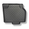 Tapis de sol en TPE adapté pour Renault Kangoo II Van (2008-04.2021) - 5 ou 7 sièges; sans la troisième rangée de sièges - tapis de voiture - noir