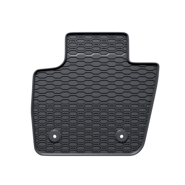 Tapis de sol en caoutchouc adapté pour Ford Mondeo V Hayon, Break, Berline (2014-2021) - tapis de voiture - noir - 4 pcs.