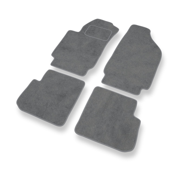 Tapis de Sol Velours adapté pour Fiat Stilo Hayon, Multi-SW (2001-2008) - Premium tapis de voiture - gris