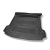 Tapis de coffre adapté pour Peugeot 308 SW (10.2007-05.2014) - bac de coffre - protection de coffre voiture - 5/7 sieges (3e rangée dans la voiture ou enlevée)