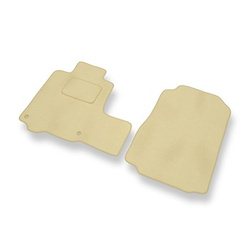 Tapis de Sol Velours adapté pour Honda CR-V III SUV (2007-2012) - Premium tapis de voiture - beige
