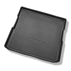 Tapis de coffre adapté pour Mitsubishi Grandis Monospace (2004-2011) - bac de coffre - protection de coffre voiture - 7 places; 3me rangée abaissée