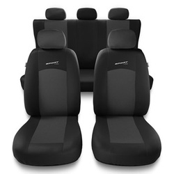 Housses de siège adaptées pour Seat Ibiza I, II, III, IV, V (1984-2019) - housse siege voiture universelles - couverture siege - S-G1
