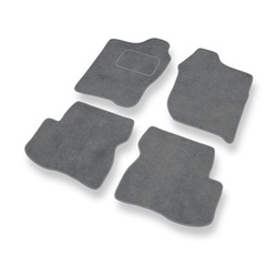 Tapis de Sol Velours adapté pour Suzuki Jimny SUV (1998-....) - Premium tapis de voiture - gris