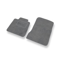 Tapis de Sol Velours adapté pour Renault Vel Satis (2001-2009) - Premium tapis de voiture - gris