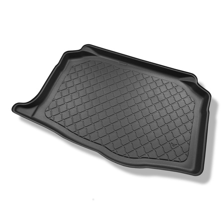 Tapis de coffre adapté pour Seat Ibiza V 6F Hayon (06.2017-....) - bac de coffre - protection de coffre voiture - coffre inférieur; modèles sans plancher amovible du coffre