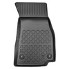 Tapis de sol en TPE adapté pour Audi A6 C8 Avant, Berline (09.2018-....) - aussi pour la version Quattro - tapis de voiture - noir