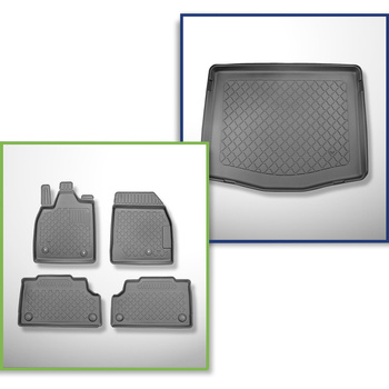 Kit tapis de coffre et tapis de voiture TPE pour: Ford Mustang Mach-E SUV (05.20