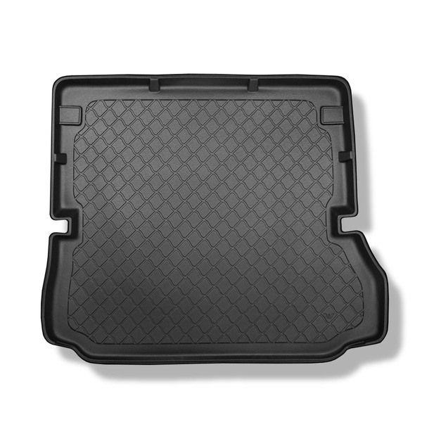 Tapis de coffre adapté pour Renault Grand Scenic III Monospace (04.2009-11.2016) - bac de coffre - protection de coffre voiture - 7 places; 3me rangée abaissée