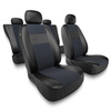 Housses de siège adaptées pour Peugeot 407 (2004-2011) - housse siege voiture universelles - couverture siege - EXL-6