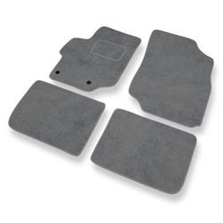 Tapis de Sol Velours adapté pour Peugeot 301 Berline (2012-2019) - Premium tapis de voiture - gris