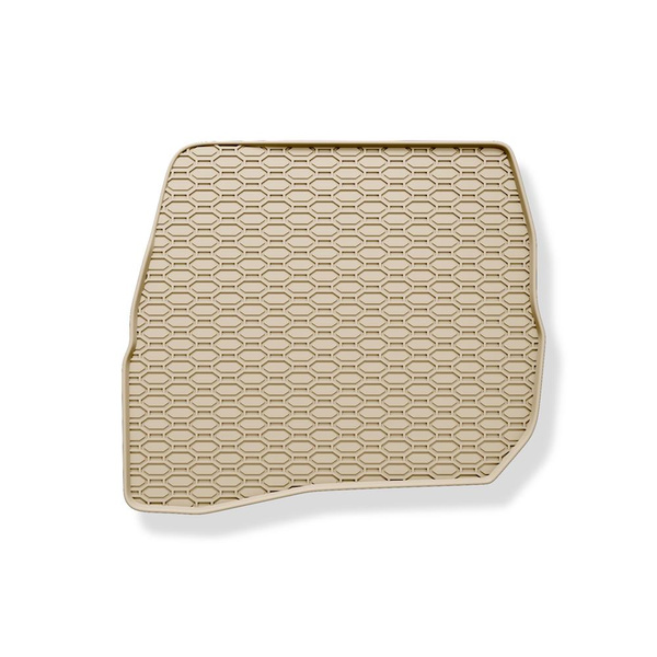 Tapis de sol en caoutchouc adapté pour Volkswagen Passat B5 Berline, SW (1996-2005) - tapis de voiture - beige - 4 pcs.