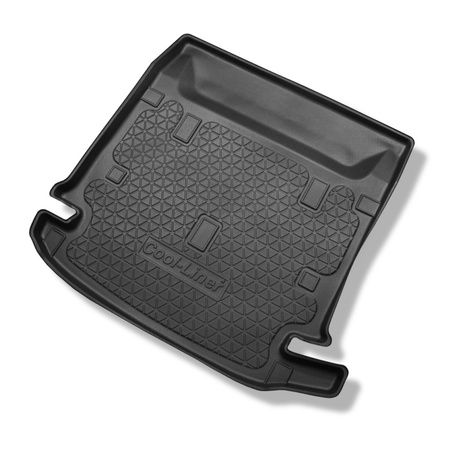 Tapis de coffre adapté pour Dacia Lodgy Van (07.2012-10.2022) - bac de coffre - protection de coffre voiture - 7 places