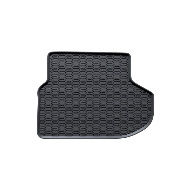 Tapis de sol en caoutchouc adapté pour BMW 5 F10, F11 Berline, Touring (2013-2017) - tapis de voiture - noir - 4 pcs.